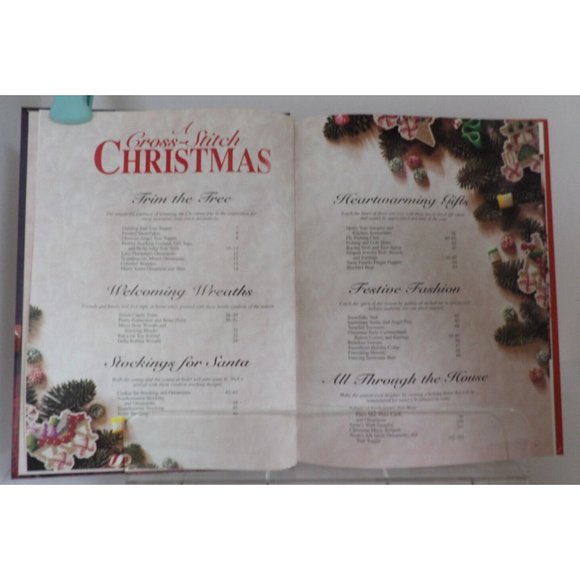 A Cross Stitch Christmas by Better Homes & Gardens "Handmade Treasures" ©1995 - Picture 4 of 16